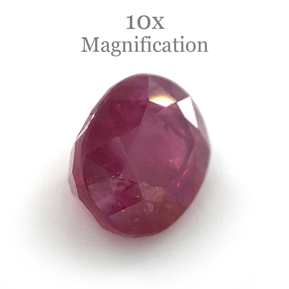 1.30ct Oval Unheated Red Ruby from Madagascar, premium single stone by SkyJems Canadian gemstone experts