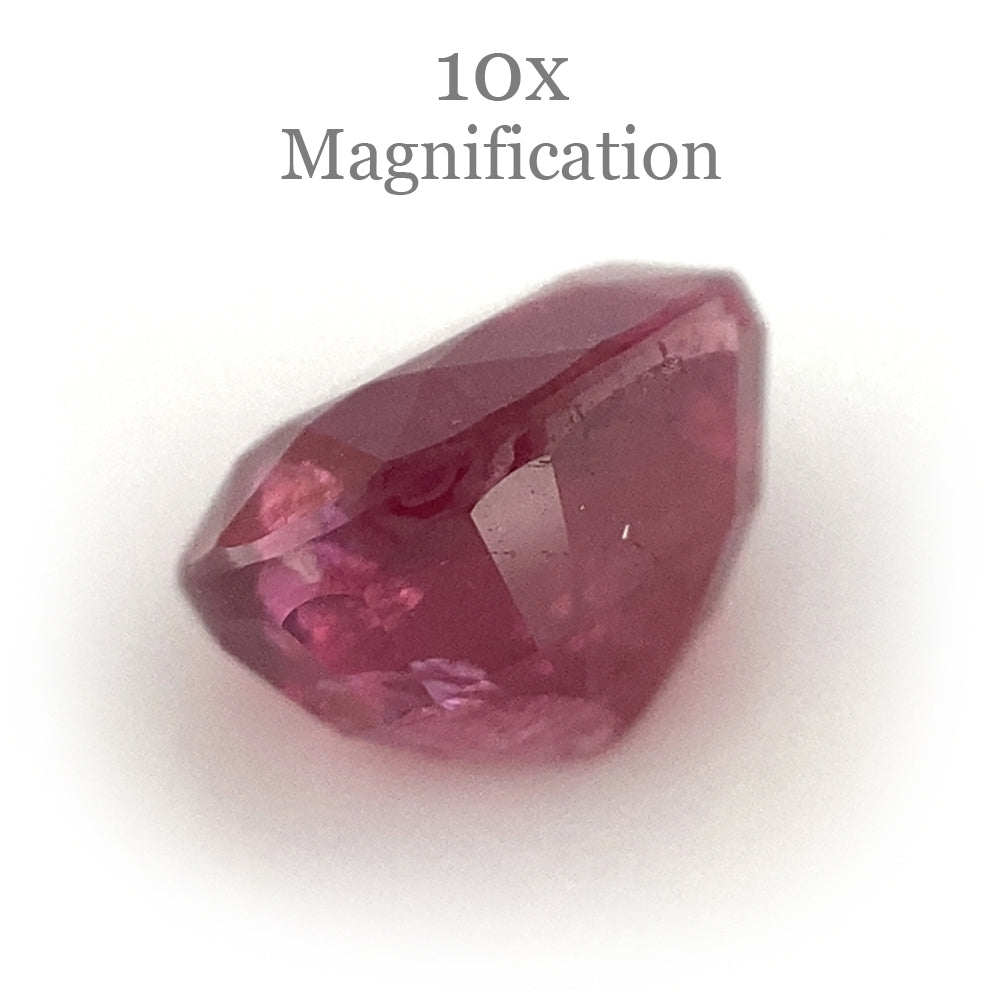 1.30ct Oval Unheated Red Ruby from Madagascar, premium single gemstone by SkyJems Canadian gem specialists
