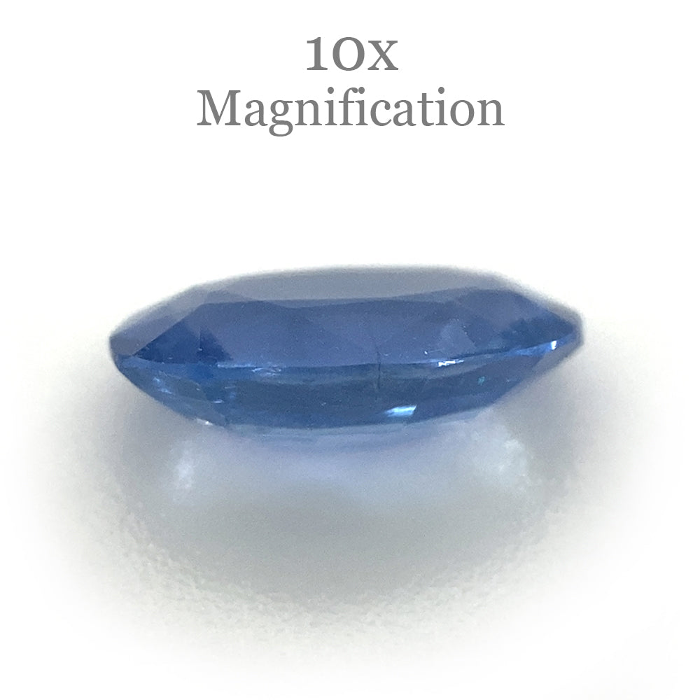 0.91ct Oval Blue Sapphire from Sri Lanka, unheated natural gemstone by SkyJems Canadian gem specialists