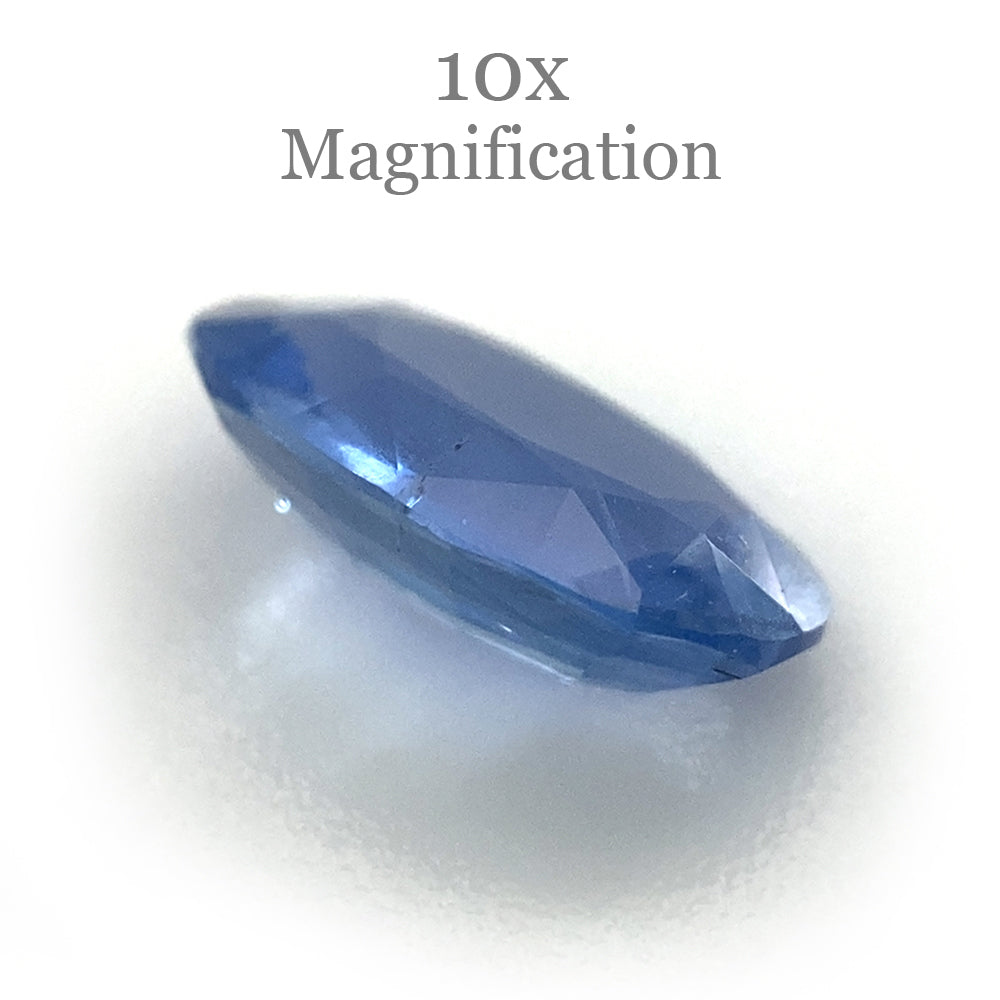 0.91ct Oval Blue Sapphire from Sri Lanka, unheated natural gemstone by SkyJems Canadian gem specialists