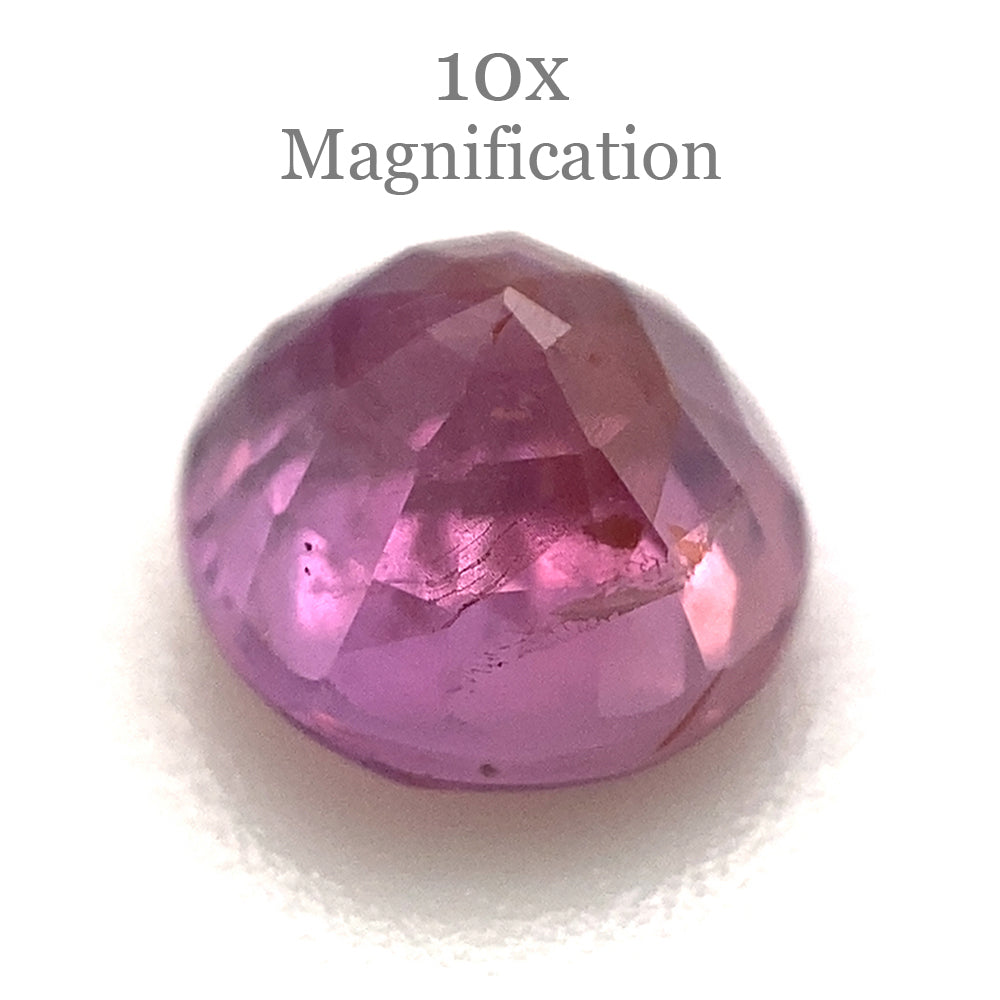 1.22ct Cushion Pink Sapphire from Madagascar, unheated natural gemstone by SkyJems Canadian gem specialists