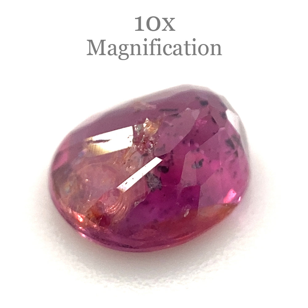 1.00ct Oval Pink Madagascar Sapphire, unheated natural gemstone from SkyJems Canadian gem specialists