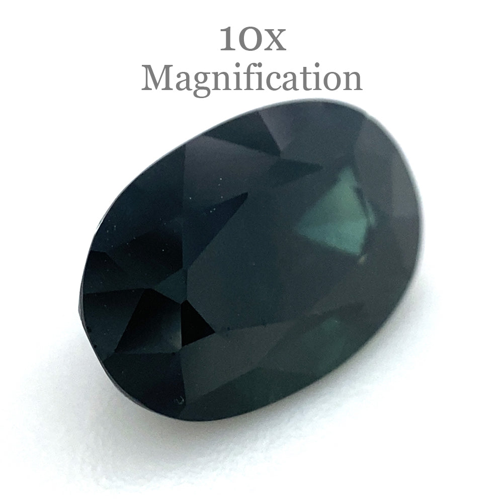 1.87ct Dark Blue Australian Sapphire Oval Cut Gemstone from SkyJems Fine Colored Stones Collection