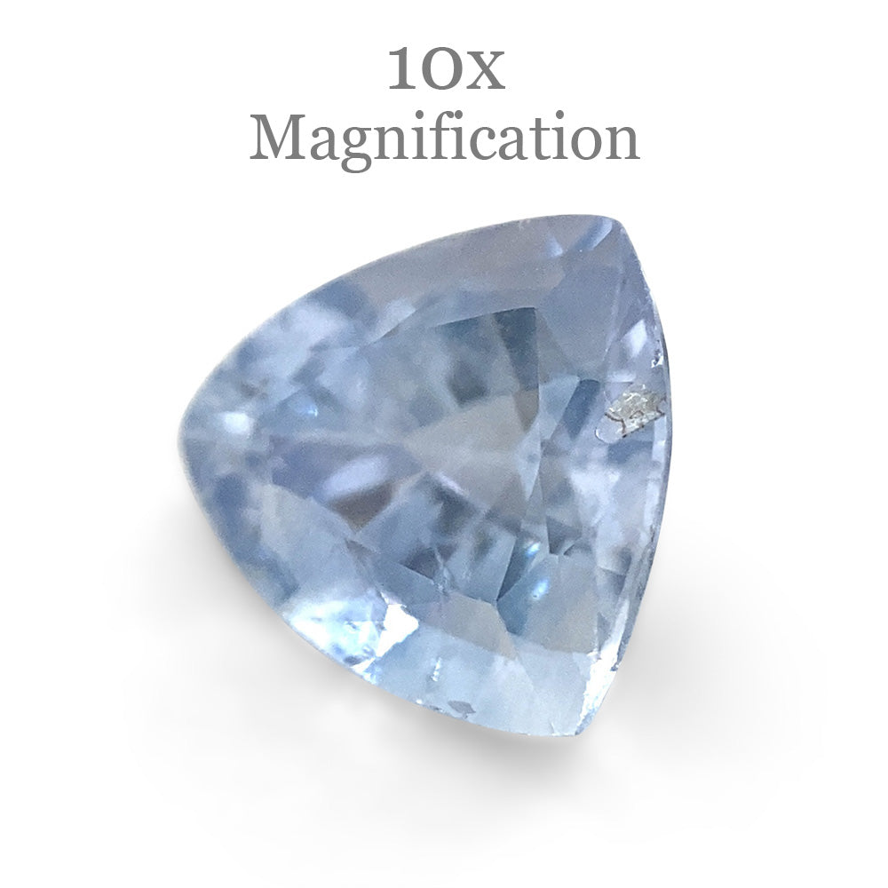 1.32ct Trillion Icy Blue Sapphire from Sri Lanka Unheated - Skyjems Wholesale Gemstones