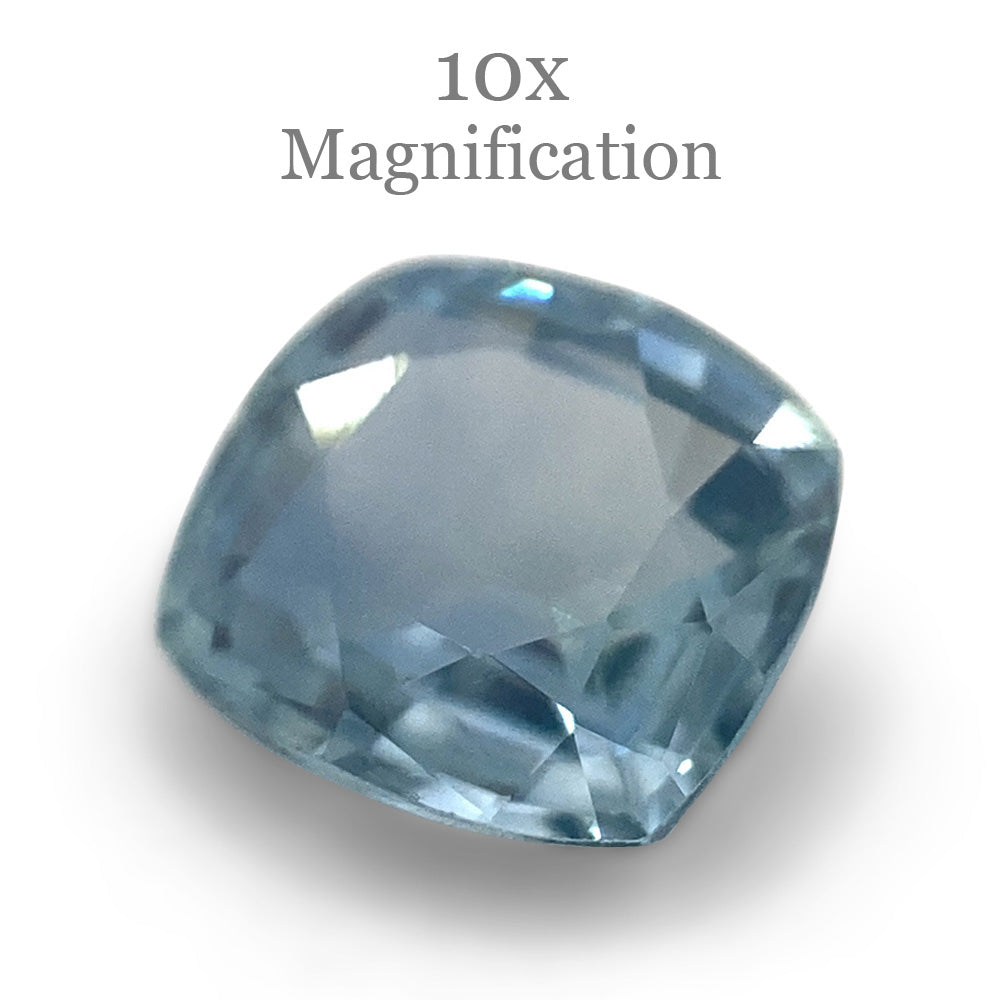 0.85ct Cushion Teal Blue Sapphire from Sri Lanka Unheated - Skyjems Wholesale Gemstones
