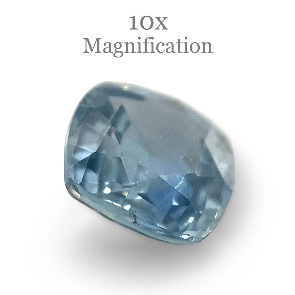 0.85ct Cushion Teal Blue Sapphire from Sri Lanka Unheated - Skyjems Wholesale Gemstones