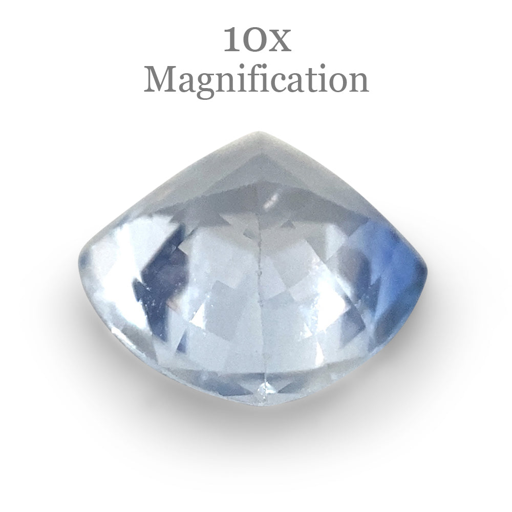 1.19ct Square Cushion Parti Colour Sapphire from Sri Lanka Unheated - Skyjems Wholesale Gemstones