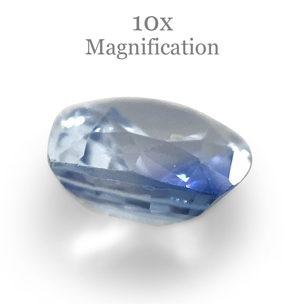 1.19ct Square Cushion Parti Colour Sapphire from Sri Lanka Unheated - Skyjems Wholesale Gemstones