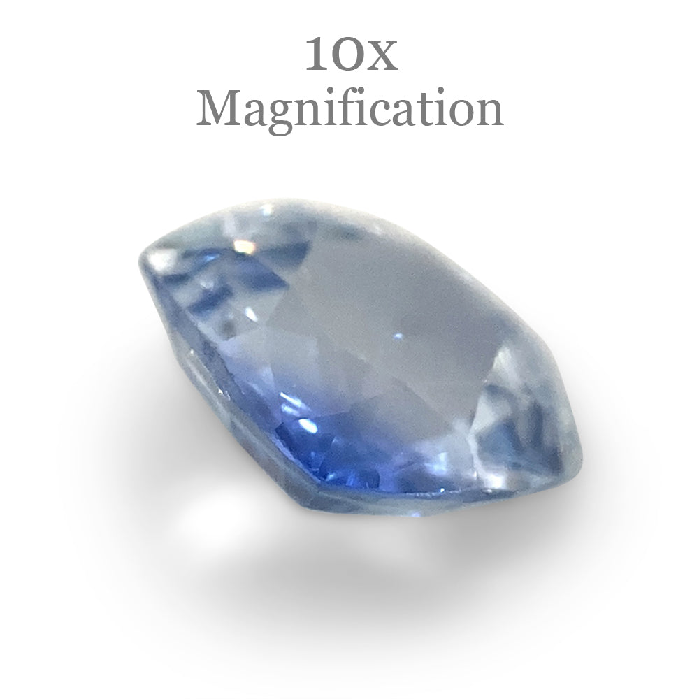 1.19ct Square Cushion Parti Colour Sapphire from Sri Lanka Unheated - Skyjems Wholesale Gemstones