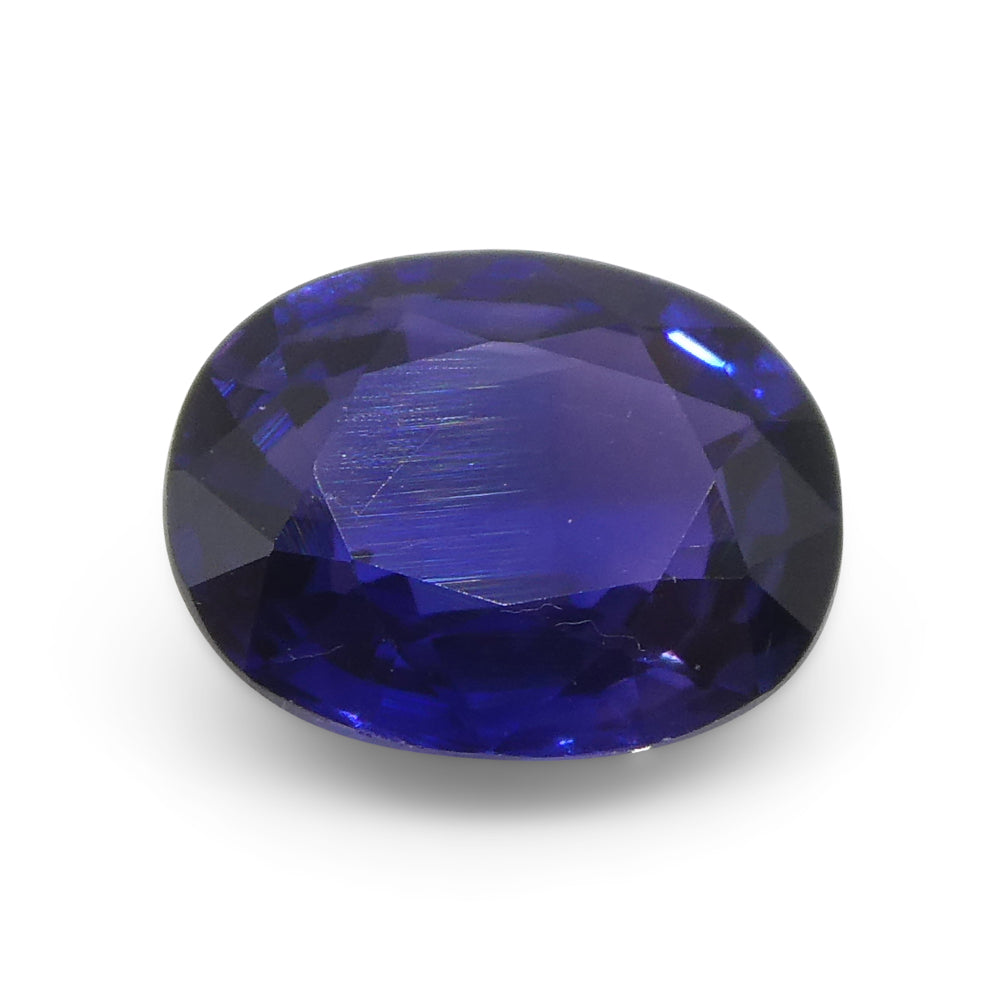 1.03ct Oval Blue Madagascar Sapphire, unheated natural gemstone from SkyJems' premium colored stone collection