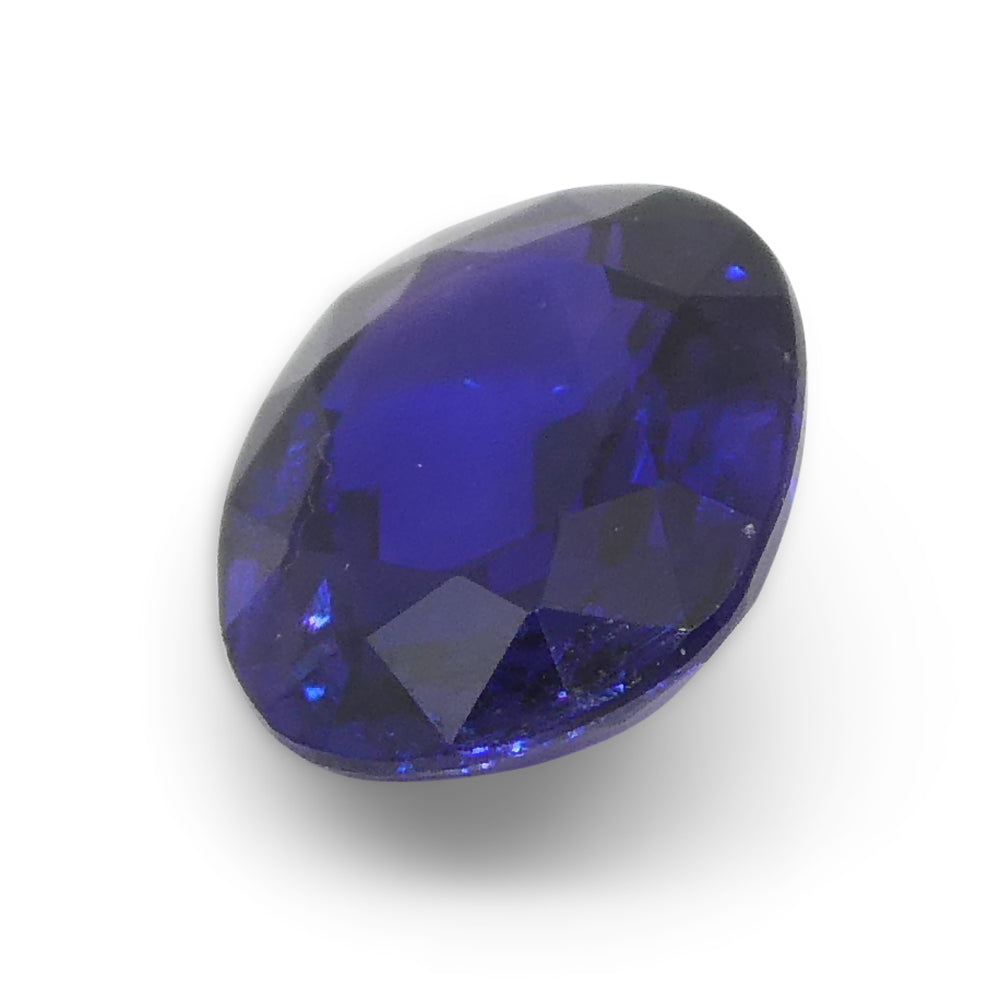 1.03ct Oval Blue Madagascar Sapphire, unheated natural gemstone from SkyJems Canadian gem specialists
