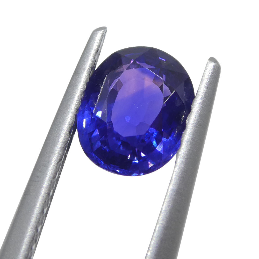 1.02ct Oval Purple Sapphire from Madagascar - Unheated Natural Gemstone by SkyJems Canadian Gem Specialists