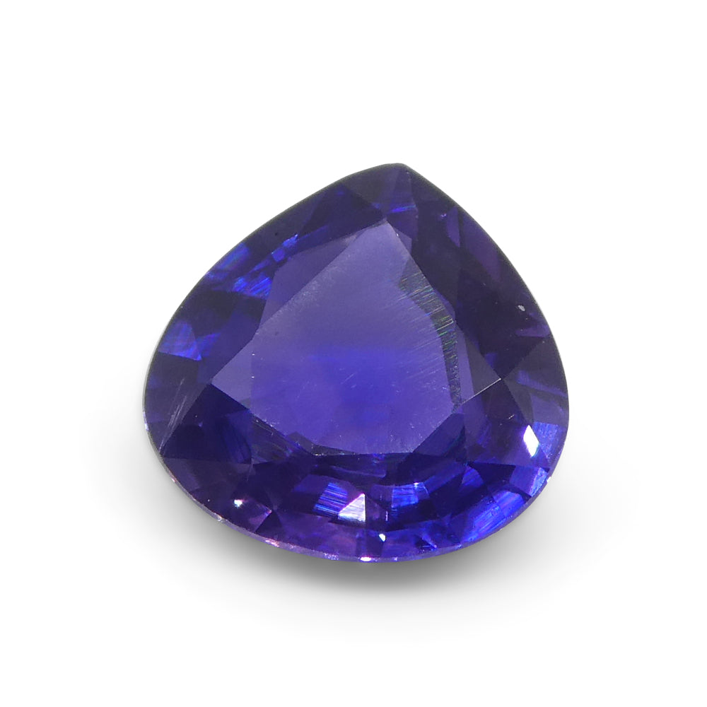 1.08ct Trillion Purple Sapphire from Madagascar - Unheated Natural Gem by SkyJems Canadian Gemstone Specialists