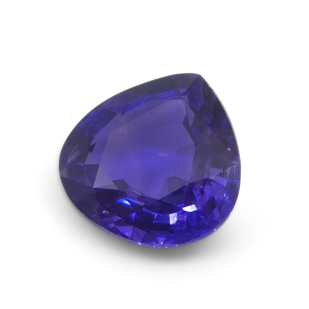 1.08ct Trillion Purple Sapphire from Madagascar - Unheated Natural Gem by SkyJems Canadian Gemstone Specialists