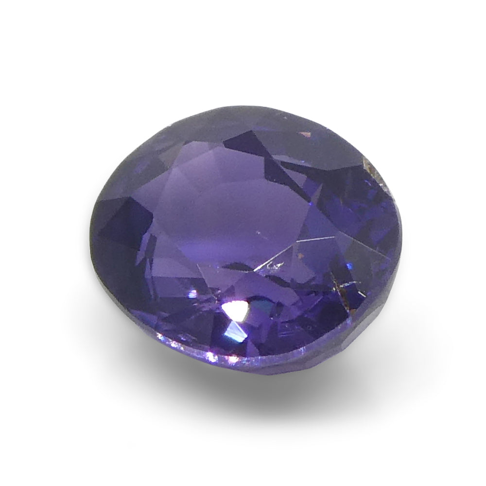 1.07ct Oval Purple Sapphire from Madagascar, unheated natural gemstone by SkyJems, premium Canadian colored gem specialists