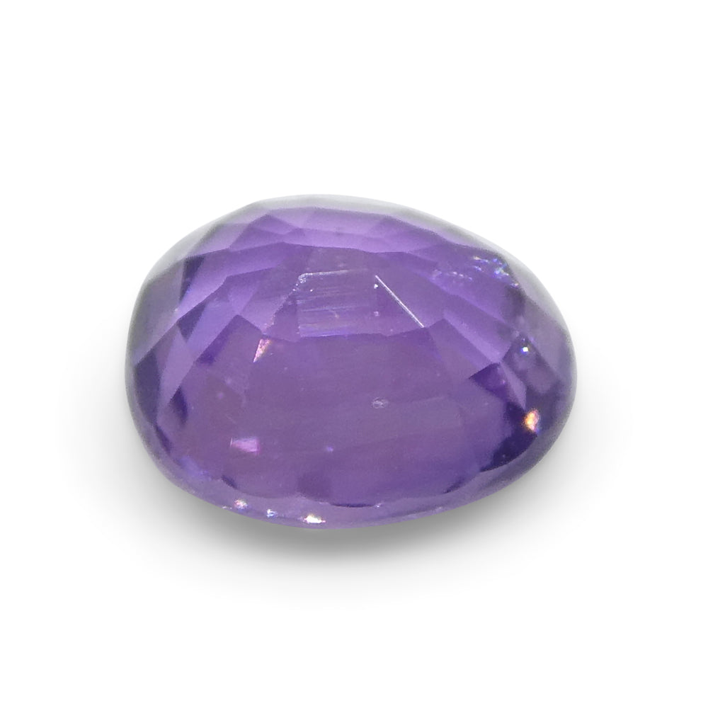 0.79ct Cushion Purple Sapphire from Madagascar, unheated natural gemstone by SkyJems Canadian gem specialists