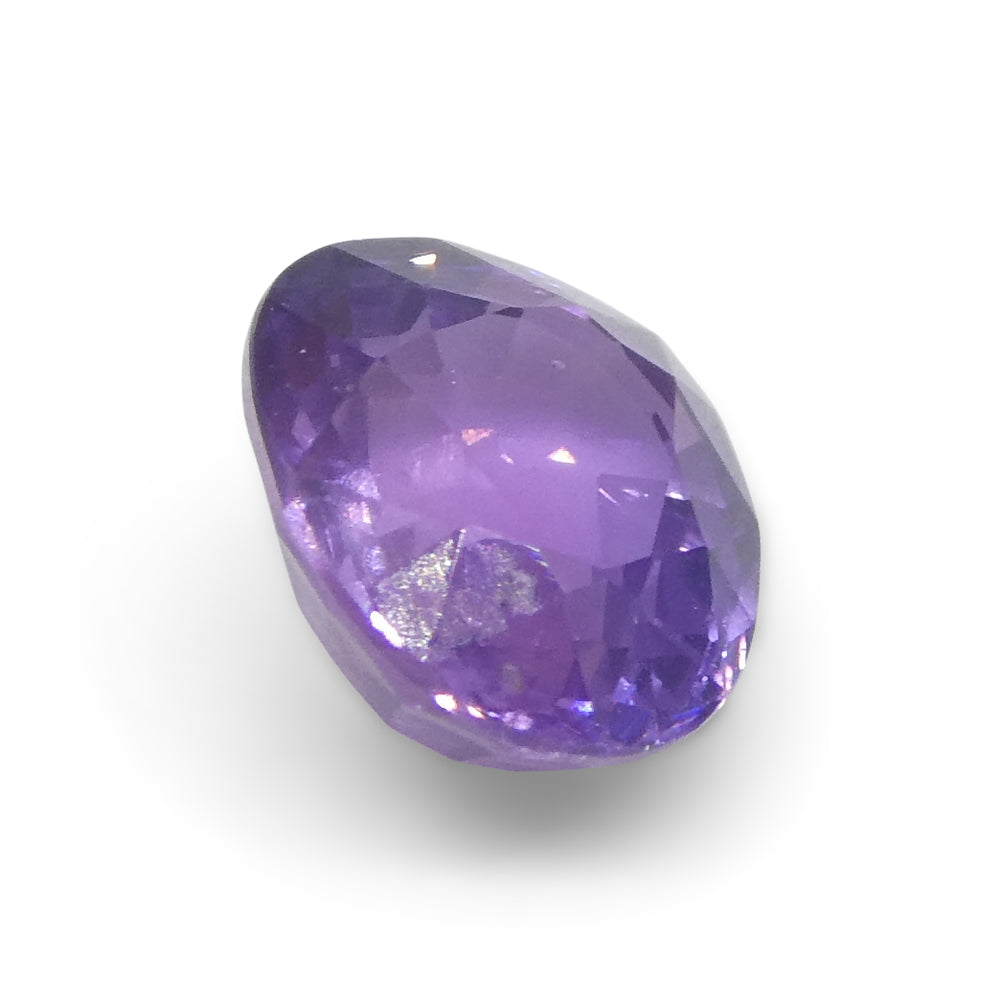 0.79ct Cushion Purple Sapphire from Madagascar, unheated natural gemstone by SkyJems Canadian gem specialists