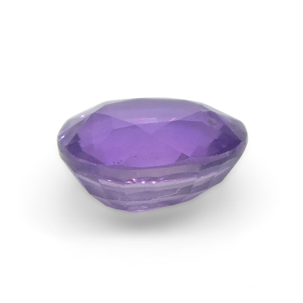 0.79ct Cushion Purple Sapphire from Madagascar, unheated natural gemstone by SkyJems Canadian gem specialists