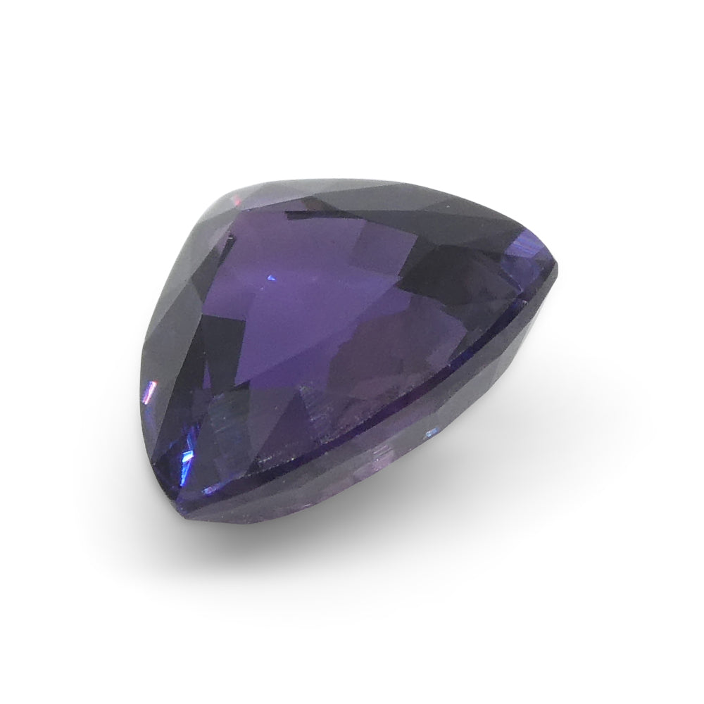 1.04ct Trillion Purple Sapphire from Madagascar - Unheated Natural Gem by SkyJems Canadian Gemstone Experts