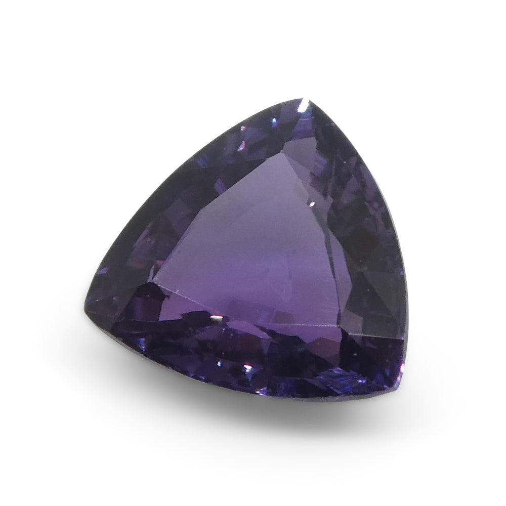 1.04ct Trillion Purple Sapphire from Madagascar - Unheated Natural Gem by SkyJems, Rare Collector's Corundum Stone