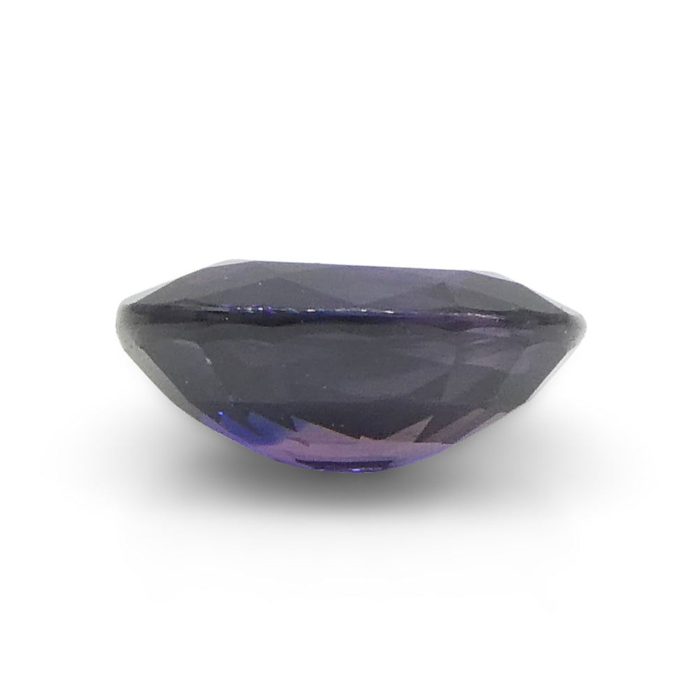 0.79ct Oval Blue Sapphire from Madagascar, unheated natural gemstone by SkyJems, rare violet-blue corundum