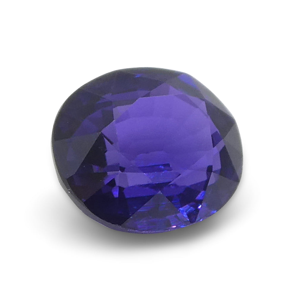 0.96ct Oval Purple Sapphire from Madagascar, unheated natural gemstone by SkyJems, rare collector-quality loose gem