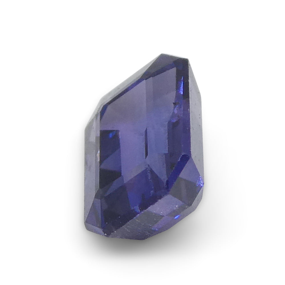 0.76ct Emerald Cut Blue Sapphire from Madagascar Unheated - Skyjems Wholesale Gemstones
