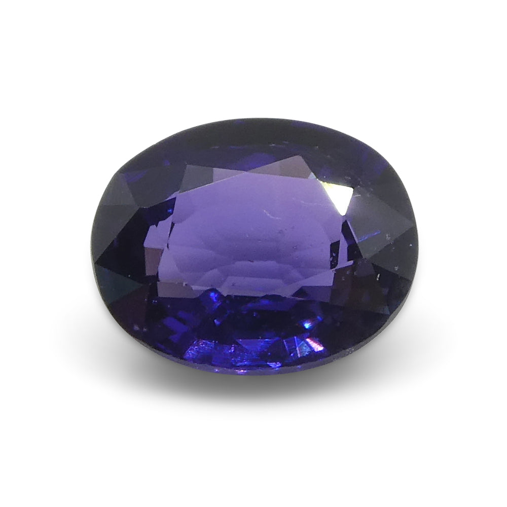 0.97ct Cushion Purple Sapphire from Madagascar, unheated natural gemstone by SkyJems Canadian gem specialists