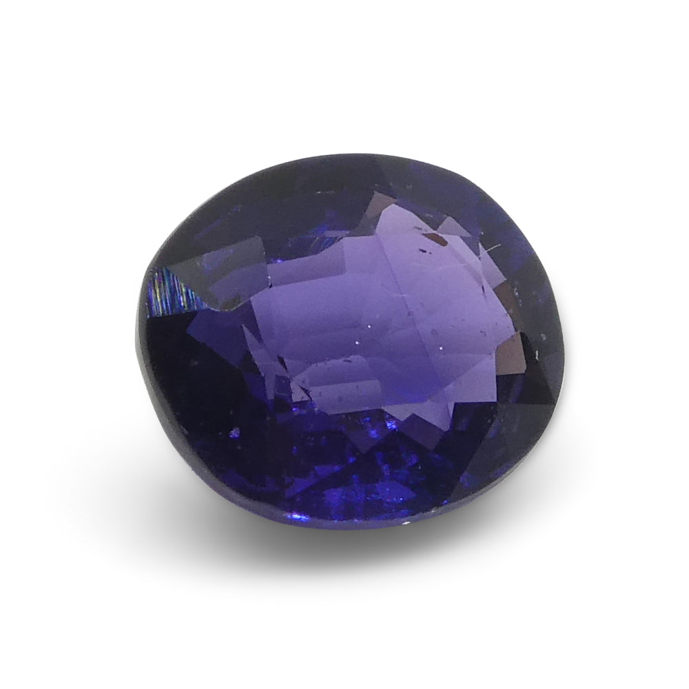 0.97ct Cushion Purple Sapphire from Madagascar, unheated natural gemstone by SkyJems Canadian gem specialists