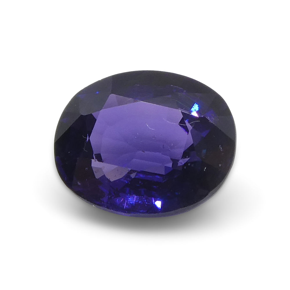 0.97ct Cushion Purple Sapphire from Madagascar, unheated natural gemstone by SkyJems Canadian gem specialists