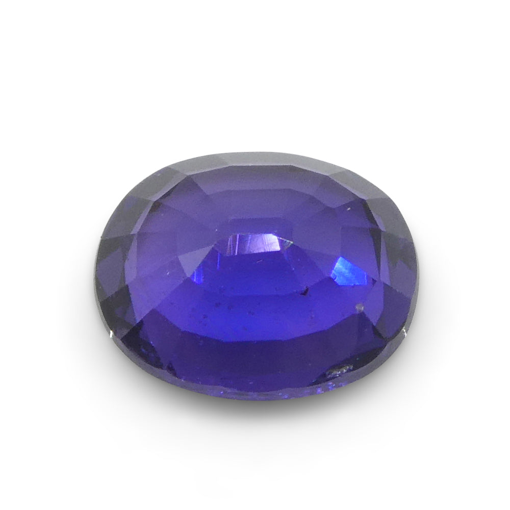 0.97ct Cushion Purple Sapphire from Madagascar, unheated natural gemstone by SkyJems Canadian gem specialists