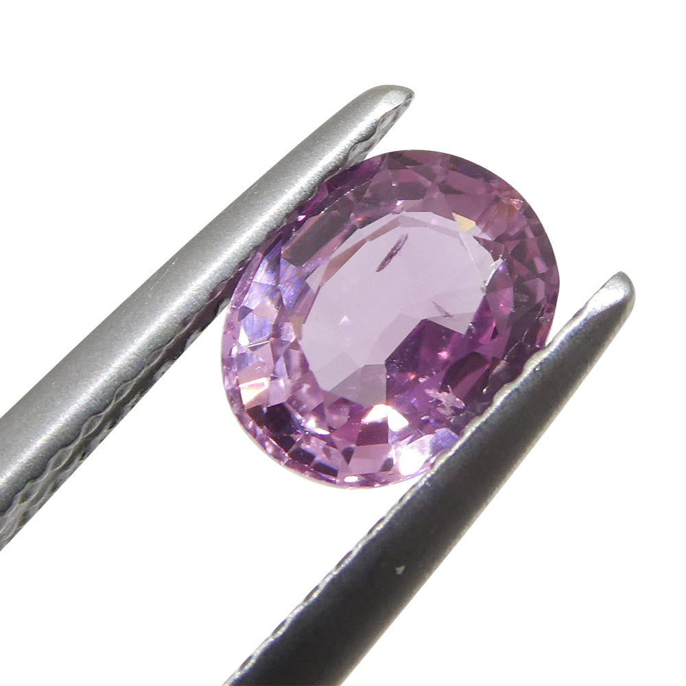1.33ct Cushion Pink Sapphire from East Africa, unheated natural gemstone by SkyJems, premium Canadian colored gem specialists