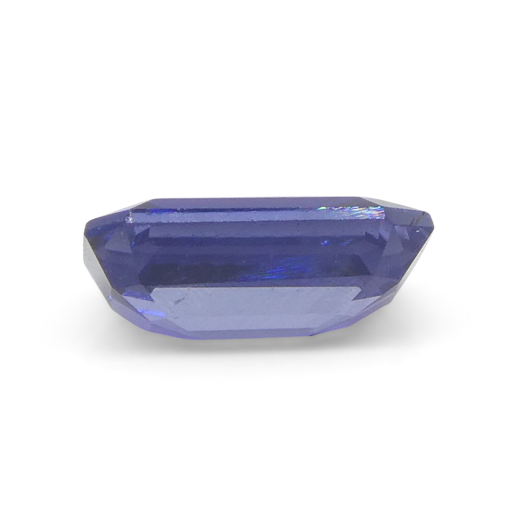 0.72ct Emerald Cut Blue Sapphire from East Africa, Unheated - Skyjems Wholesale Gemstones