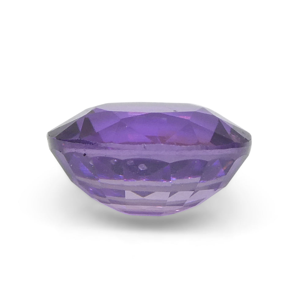 0.97ct Cushion Purple Sapphire from East Africa, Unheated - Skyjems Wholesale Gemstones