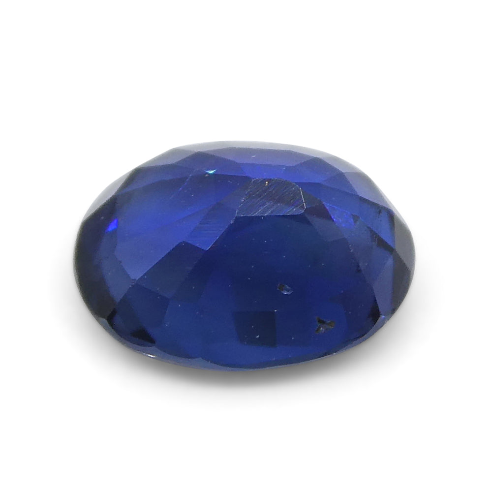 1.35ct Nigerian Blue Cushion Sapphire, premium heated gemstone from SkyJems Canadian gem specialists