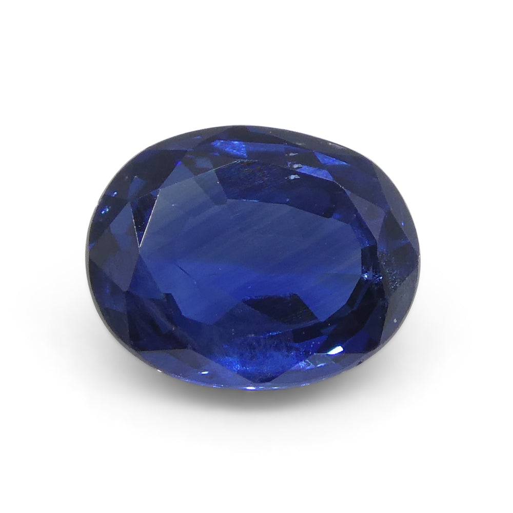 1.35ct Nigerian Blue Cushion Sapphire, premium heated gemstone from SkyJems Canadian gem specialists