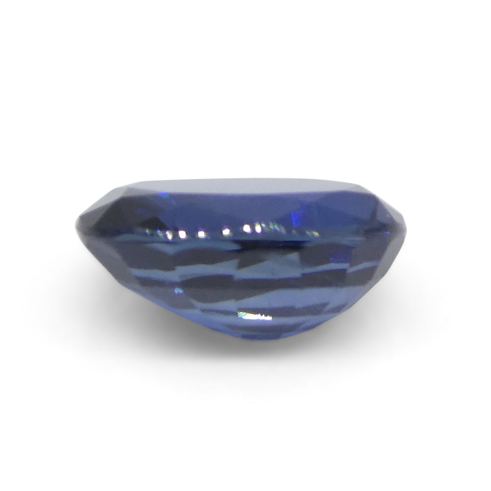 1.35ct Nigerian Blue Cushion Sapphire, premium heated gemstone from SkyJems Canadian gem specialists