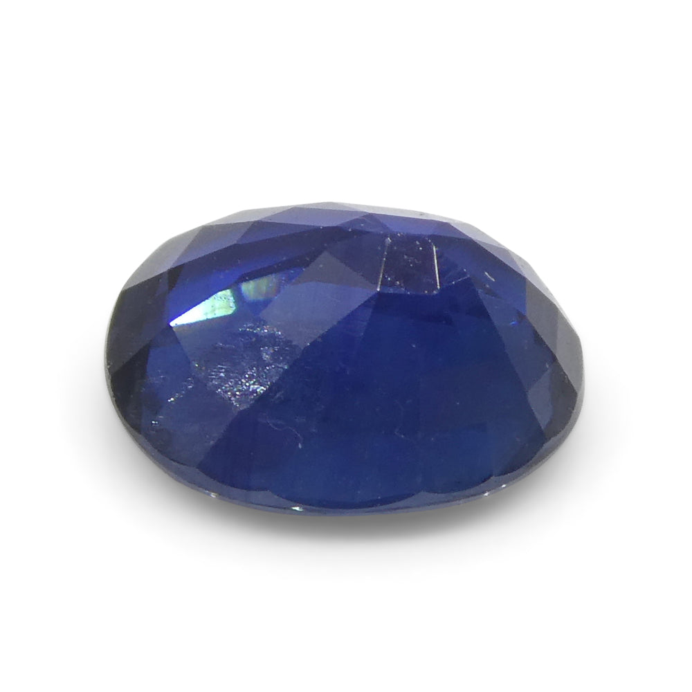1.59ct Nigerian Blue Sapphire Cushion Cut, Heated Gemstone from SkyJems Premium Colored Stone Collection