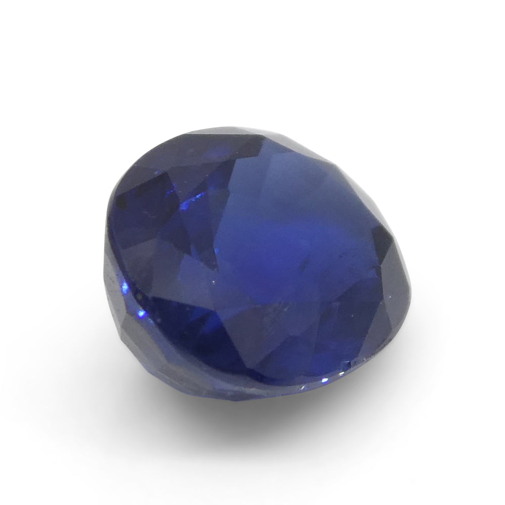 1.59ct Nigerian Blue Sapphire Cushion Cut, Heated Gemstone from SkyJems Canadian Gem Specialists