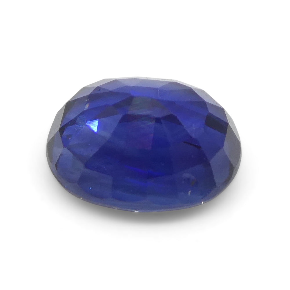 1.4ct Nigerian Blue Sapphire Cushion Cut, Heated Corundum Gemstone by SkyJems Canada