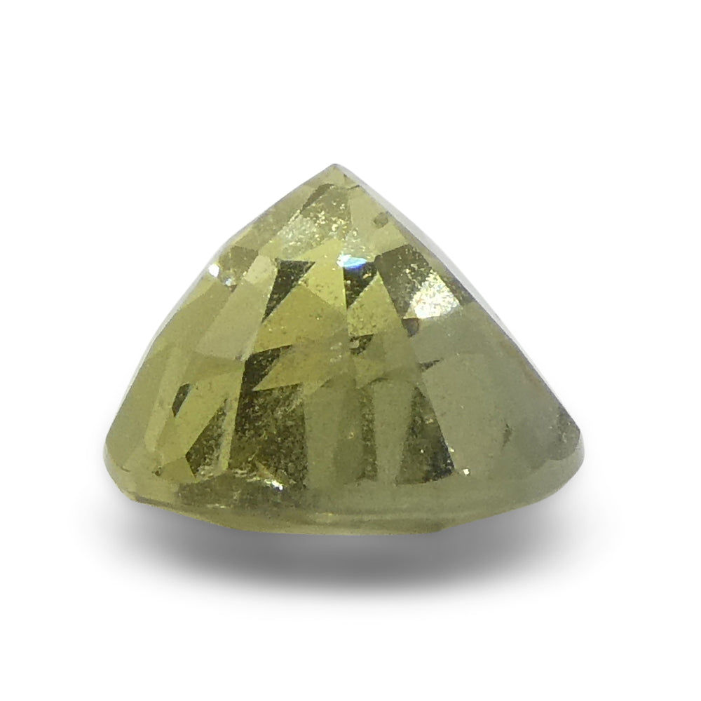 2.3ct Unheated Yellow Sapphire from Tanzania, Pear Shape | Premium Gemstone by SkyJems Canadian Gem Experts