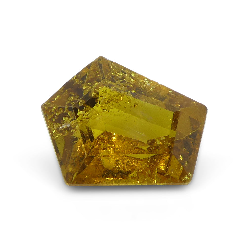 Sapphire 3.11 cts 9.75 x 8.56 x 5.04 Shield Very Slightly Greenish Yellow $1870