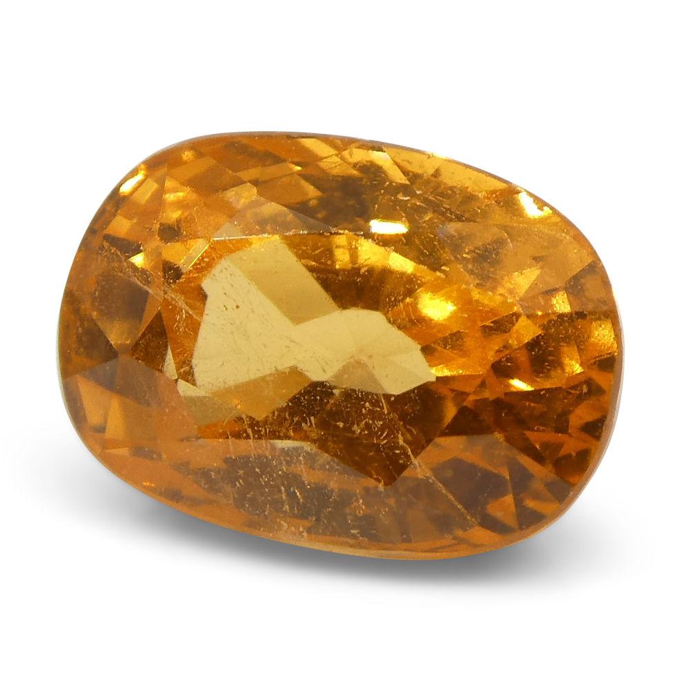 2.2 ct Cushion Vivid Fanta Orange Spessartite/Spessartine Garnet - Skyjems Wholesale Gemstones