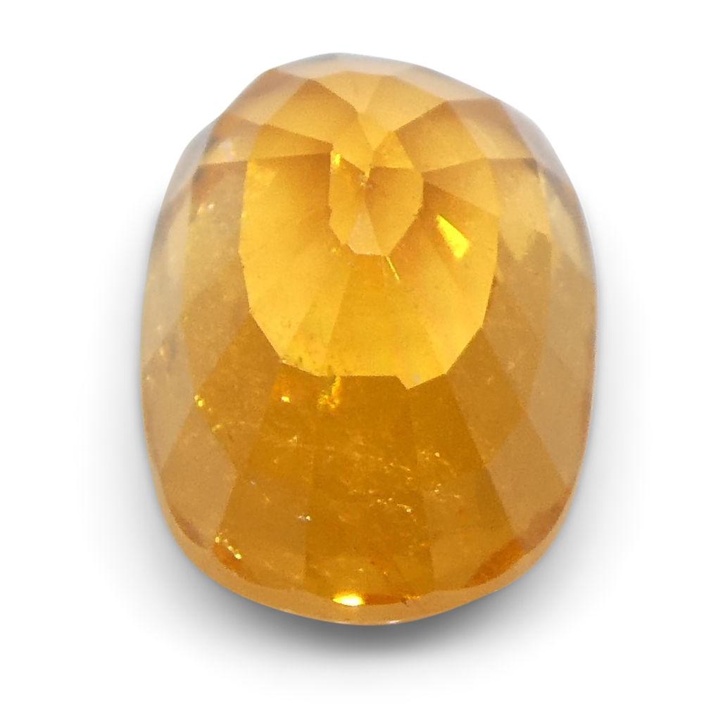 2.2 ct Cushion Vivid Fanta Orange Spessartite/Spessartine Garnet - Skyjems Wholesale Gemstones