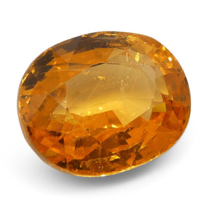 2.55 ct Oval Vivid Fanta Orange Spessartite/Spessartine Garnet - Skyjems Wholesale Gemstones