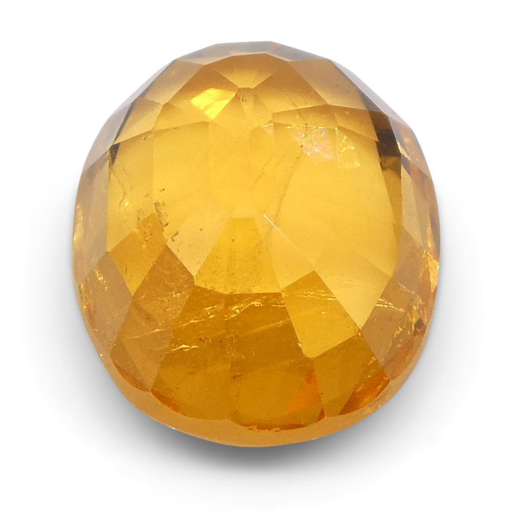 2.55 ct Oval Vivid Fanta Orange Spessartite/Spessartine Garnet - Skyjems Wholesale Gemstones