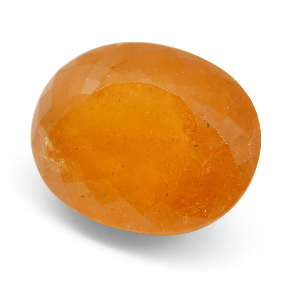 15.14ct Oval Fanta Orange Spessartite/Spessartine Garnet - Skyjems Wholesale Gemstones