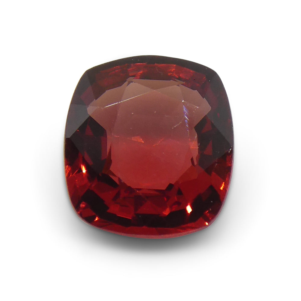 1.1ct Cushion Red Jedi Spinel from Sri Lanka, rare gem by SkyJems, premium quality unheated Ceylon gemstone