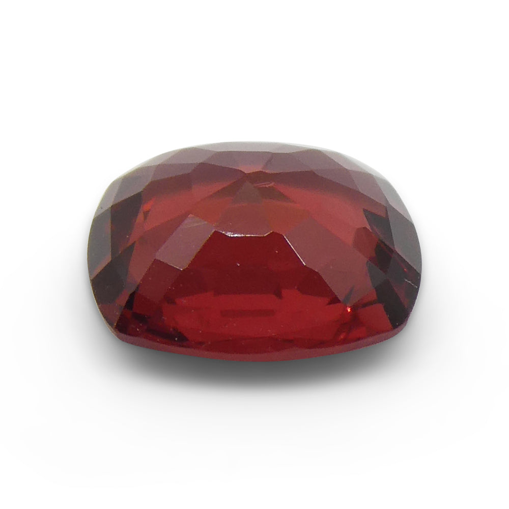 1.1ct Cushion Red Jedi Spinel from Sri Lanka, premium gem by SkyJems, rare collector-grade natural unheated stone