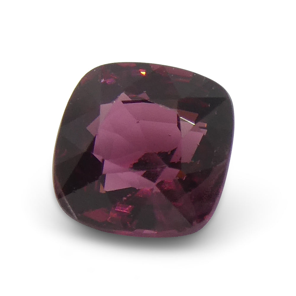 0.95ct Cushion Red Jedi Spinel from Sri Lanka, vibrant pinkish-red gemstone by SkyJems, premium Canadian colored gem speciali